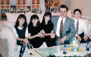 Nazareth with his children